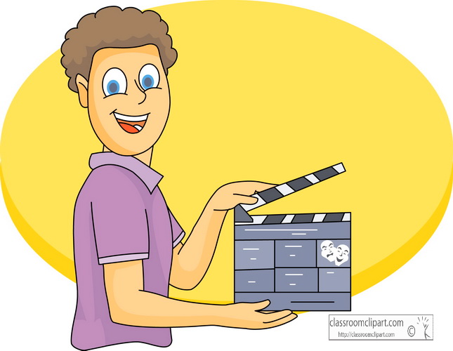 Theatre   Lights Camera Action Acting 03   Classroom Clipart