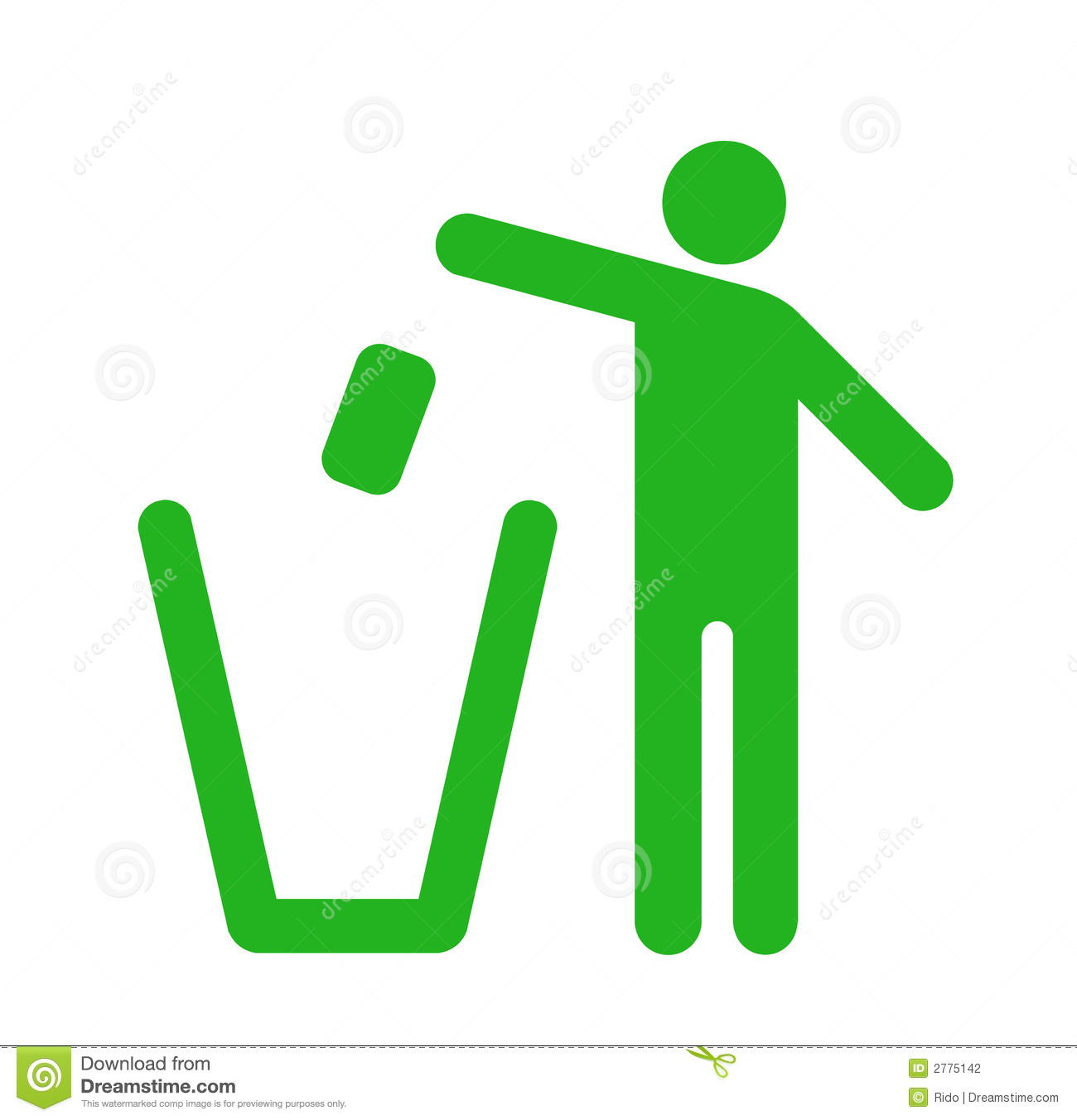 Throw Rubbish Into The Bin Stock Photography   Image  2775142