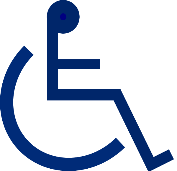 Wheelchair Sign 2 Clip Art At Clker Com   Vector Clip Art Online