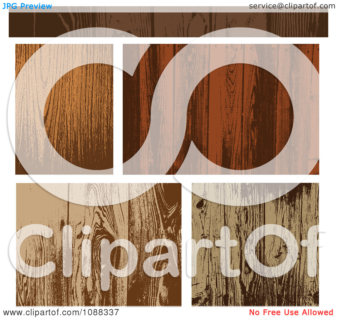 Clipart Wooden Plank Textures   Royalty Free Vector Illustration By