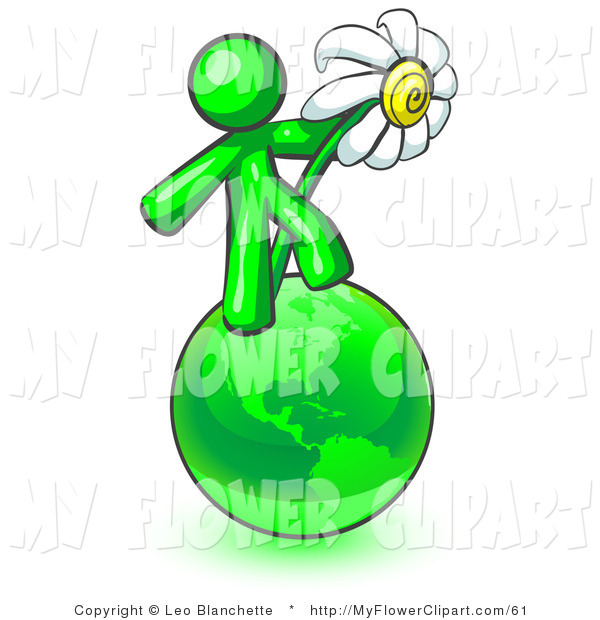 Daisy Flower Green Clipart   Cliparthut   Free Clipart