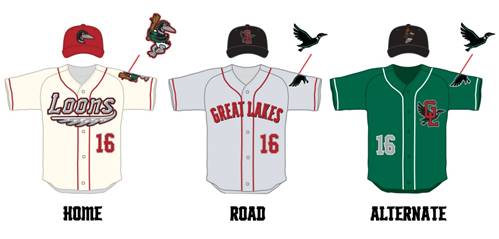 Great Lakes Loons Uniforms   February 13 2016 Photo On Oursports