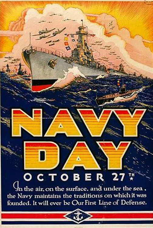 Navy Day October 27 2014   Fly Your Flag   Millard Fillmore S