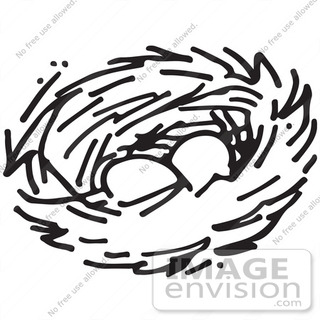 Nest Clip Art Black And White   Clipart Panda   Free Clipart Images