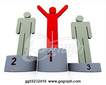Podium  Concept Of First Second And Third Place   Clip Art Gg59232418