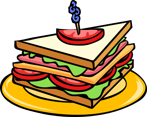 Sandwich Half Clip Art At Clker Com   Vector Clip Art Online Royalty