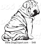 Shar Pei Dog Coloring Pages