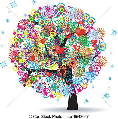 Vector   The Tree Of Life   Stock Illustration Royalty Free