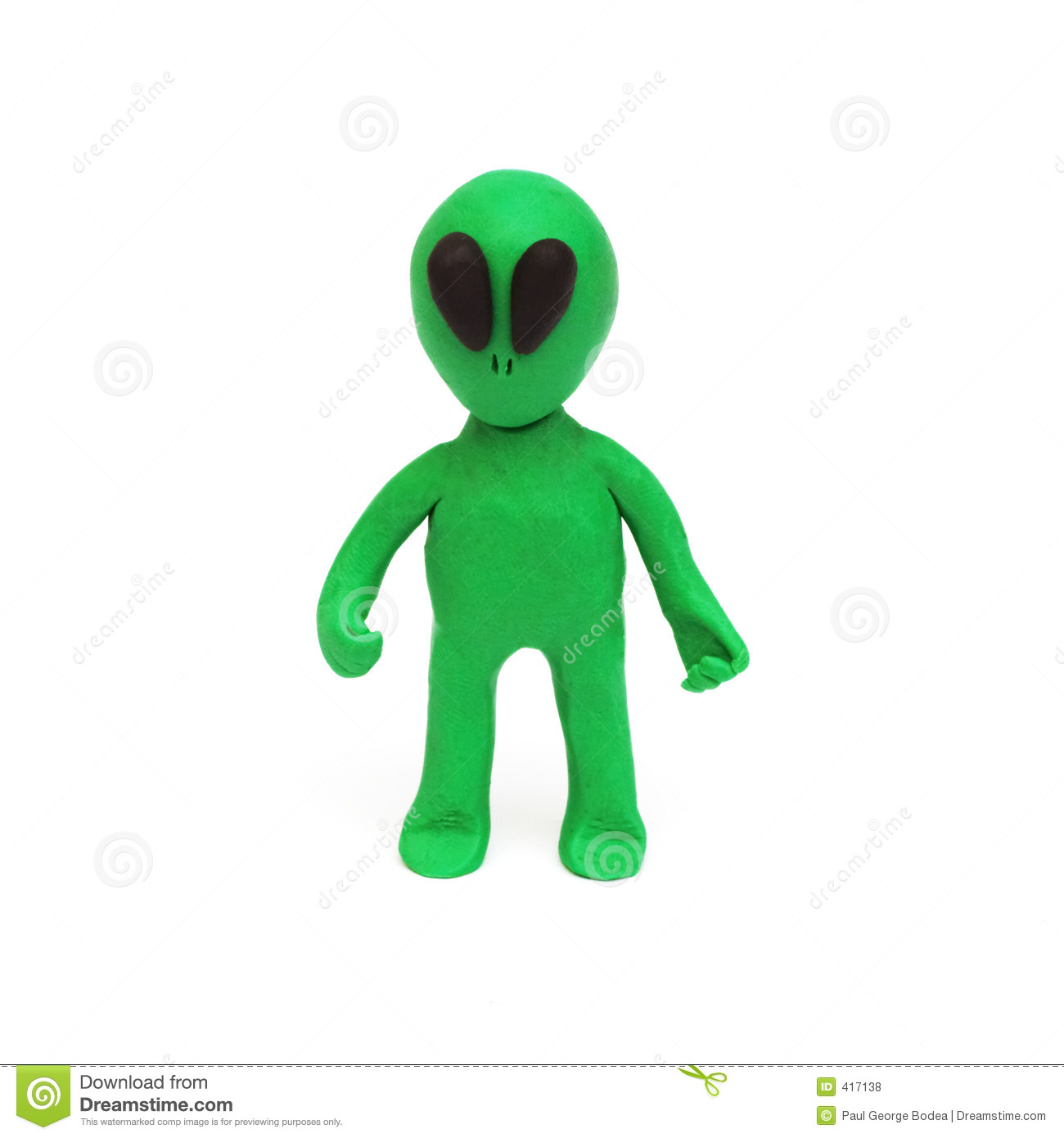 Alien Clay Modeling Royalty Free Stock Photos   Image  417138