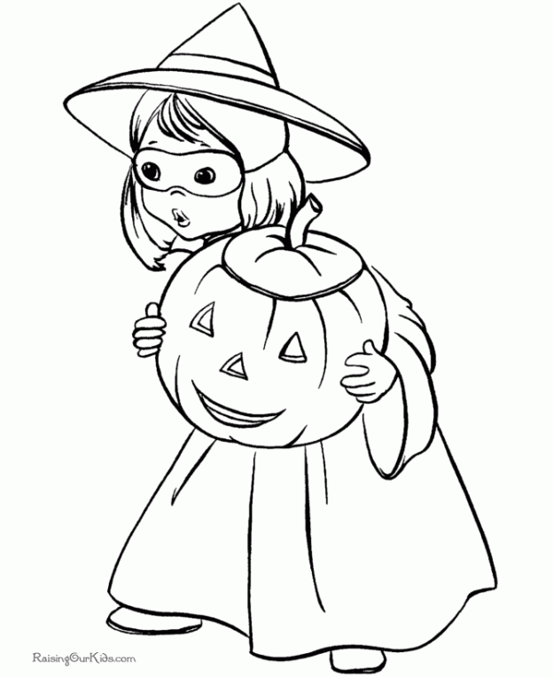 Awesome Cute Witch Coloring Page Clip Art Best Resolution