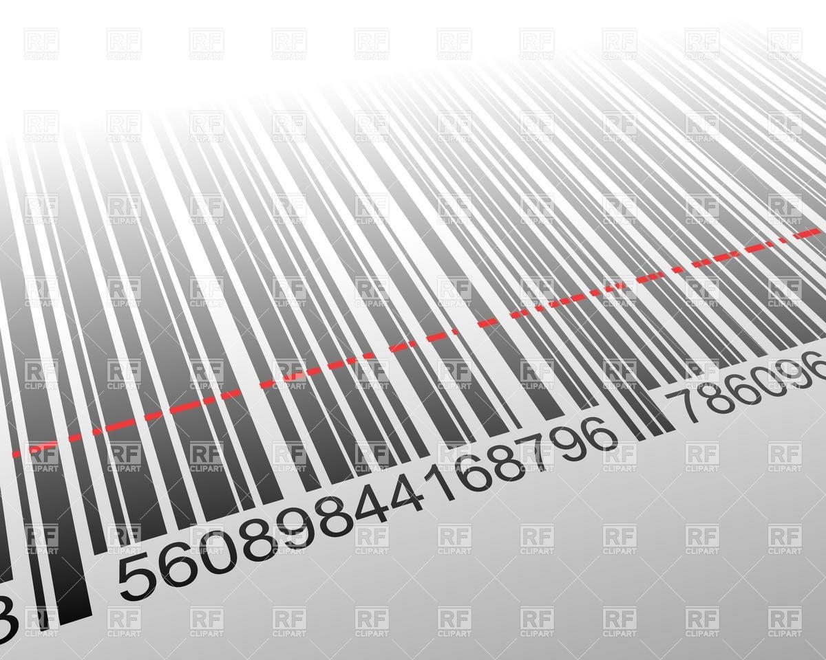 Barcode Scanning With Laser Download Royalty Free Vector Clipart  Eps