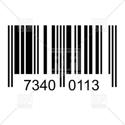 Barcode With Fake Numbers 42956 Download Royalty Free Vector Clipart    