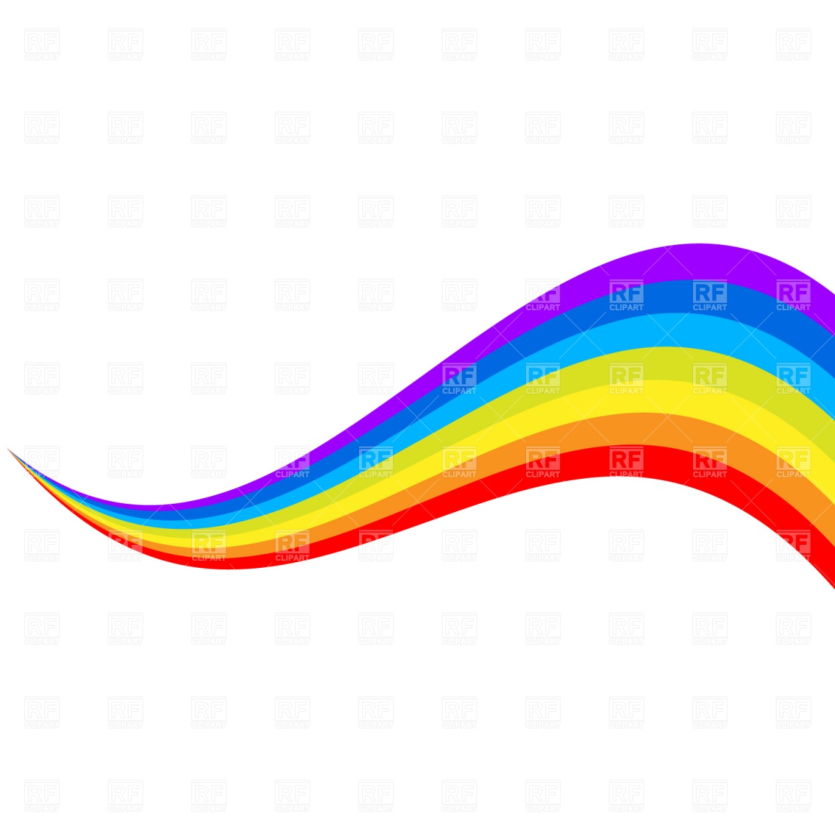 Black And White Rainbow Outline Rainbow Clipart Outline Rainbow Banner