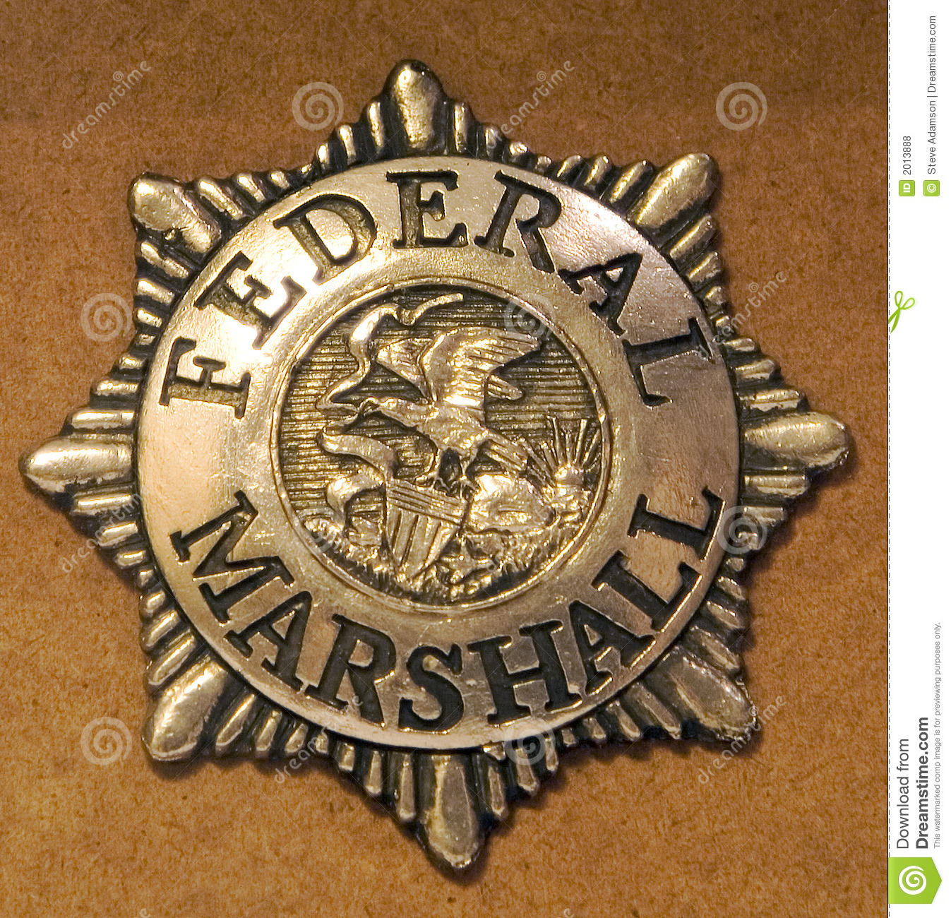 Federal Marshall Badge Royalty Free Stock Photos   Image  2013888