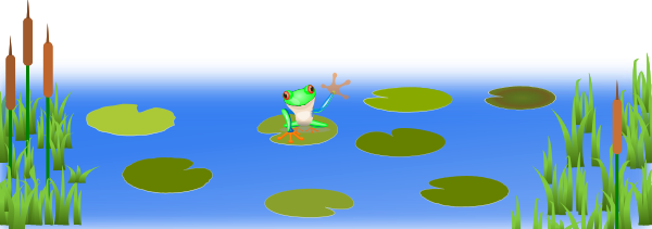 In Pond   Http   Www Wpclipart Com Animals F Frogs Frog 3 Frog In Pond