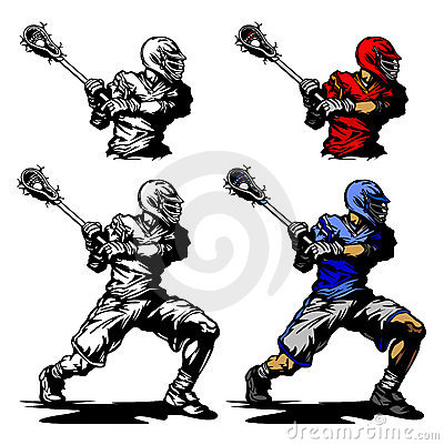 Lacrosse Player Clipart Lacrosse Player Cradling Ball