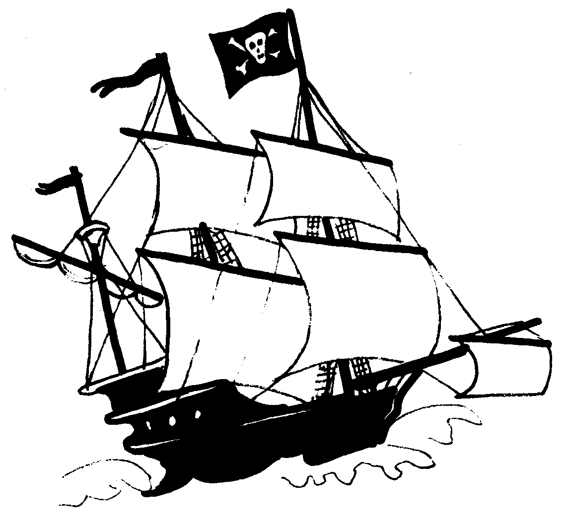 Pirate Sailing Ship 083112  Vector Clip Art   Free Clipart Images