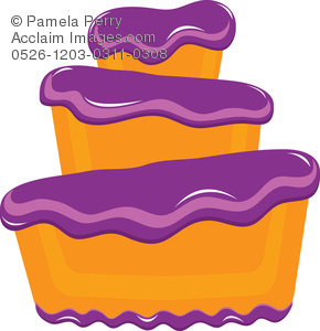 Purple Wedding Cake Clip Art   Clipart Panda   Free Clipart Images