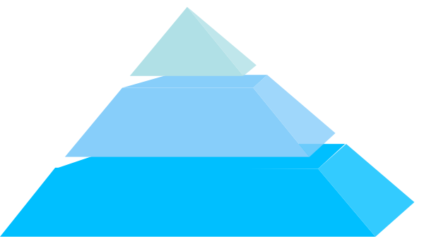 Pyramid 3 Blocks Clip Art At Clker Com   Vector Clip Art Online