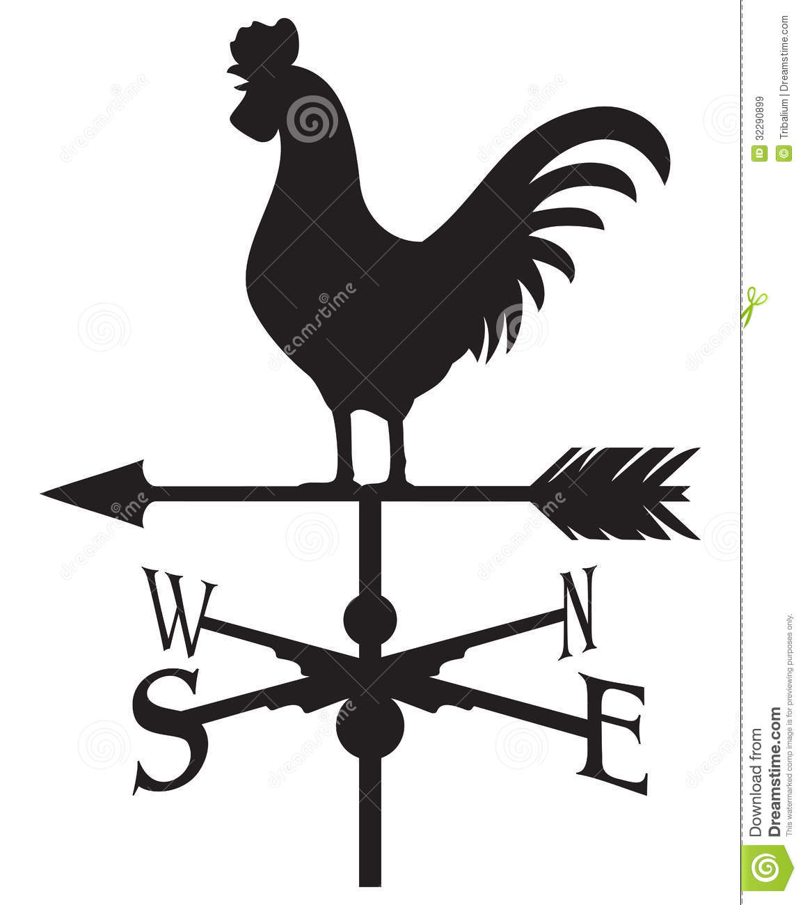 Rooster Weather Vane Royalty Free Stock Images   Image  32290899