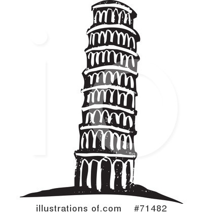 Royalty Free  Rf  Tower Of Pisa Clipart Illustration By Xunantunich