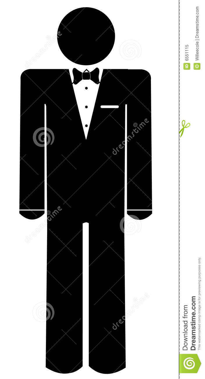 Tuxedo Man Clipart Silhouette Man In Tuxedo