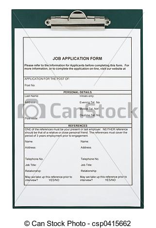 Application Form Clipart