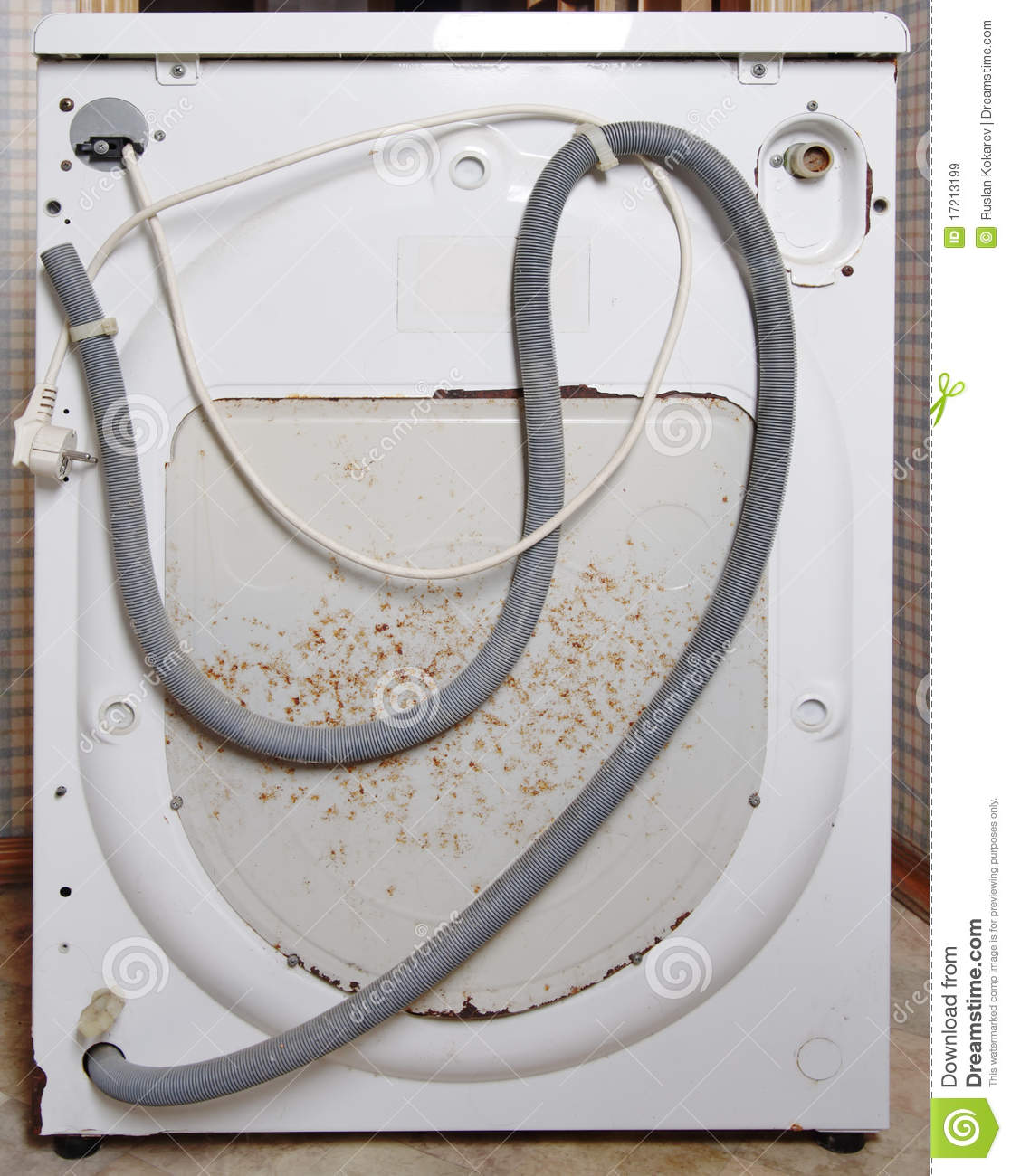 Broken Washing Machine  Royalty Free Stock Images   Image  17213199