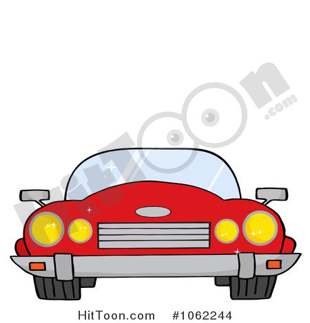 Car Clipart  1062244  Red Convertible Car By Hit Toon