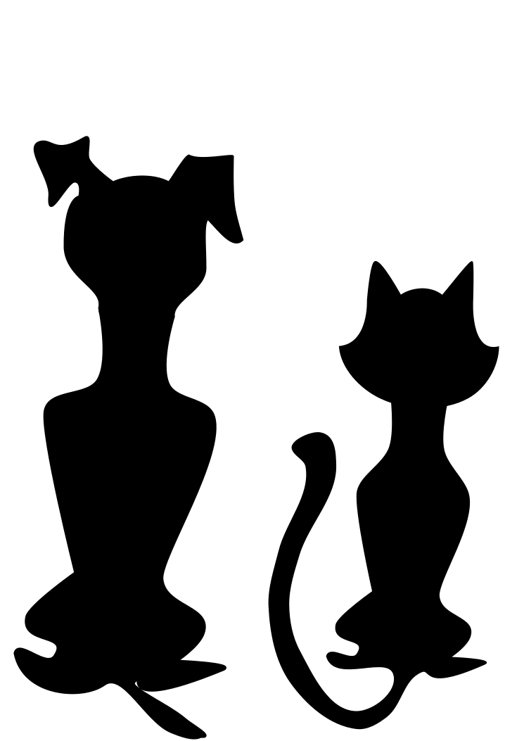 Cat   Dog Silhouette   Clipart Panda   Free Clipart Images