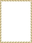 Clipart Of Green And Gold Pretty Border U11566490   Search Clip Art