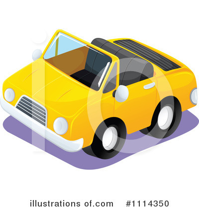Convertible Car Clipart  1114350 By Colematt   Royalty Free  Rf  Stock