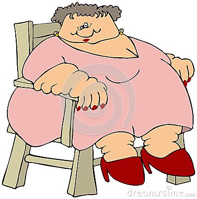 Fat Lady Stock Photography   Image  30041332
