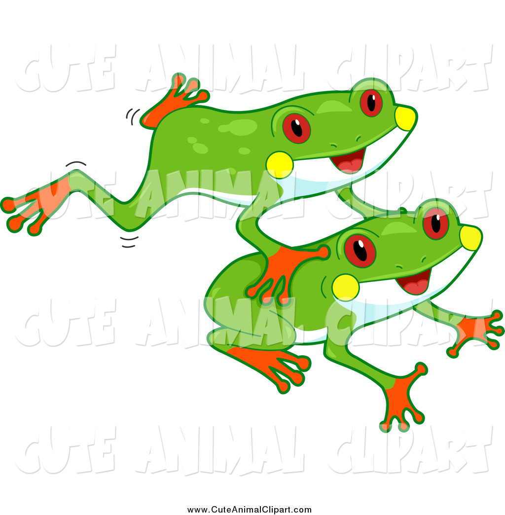 Funny Cartoon Tree Frogs A Cute Red Eyed Tree Frogs