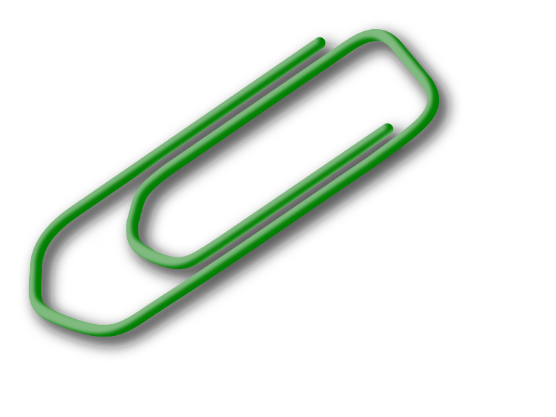 Green Paperclip
