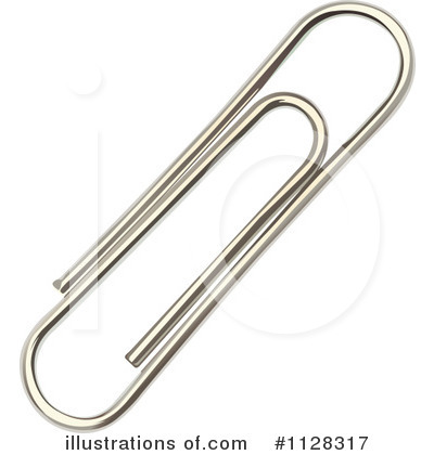 Paperclip Clipart  1128317   Illustration By Colematt