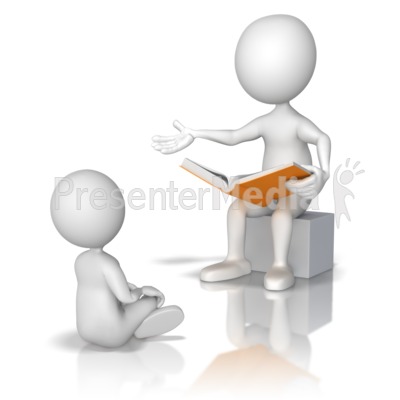 Reading To Child   Presentation Clipart   Great Clipart For