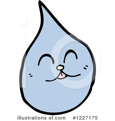Royalty Free  Rf  Water Drop Clipart Illustration By Lineartestpilot