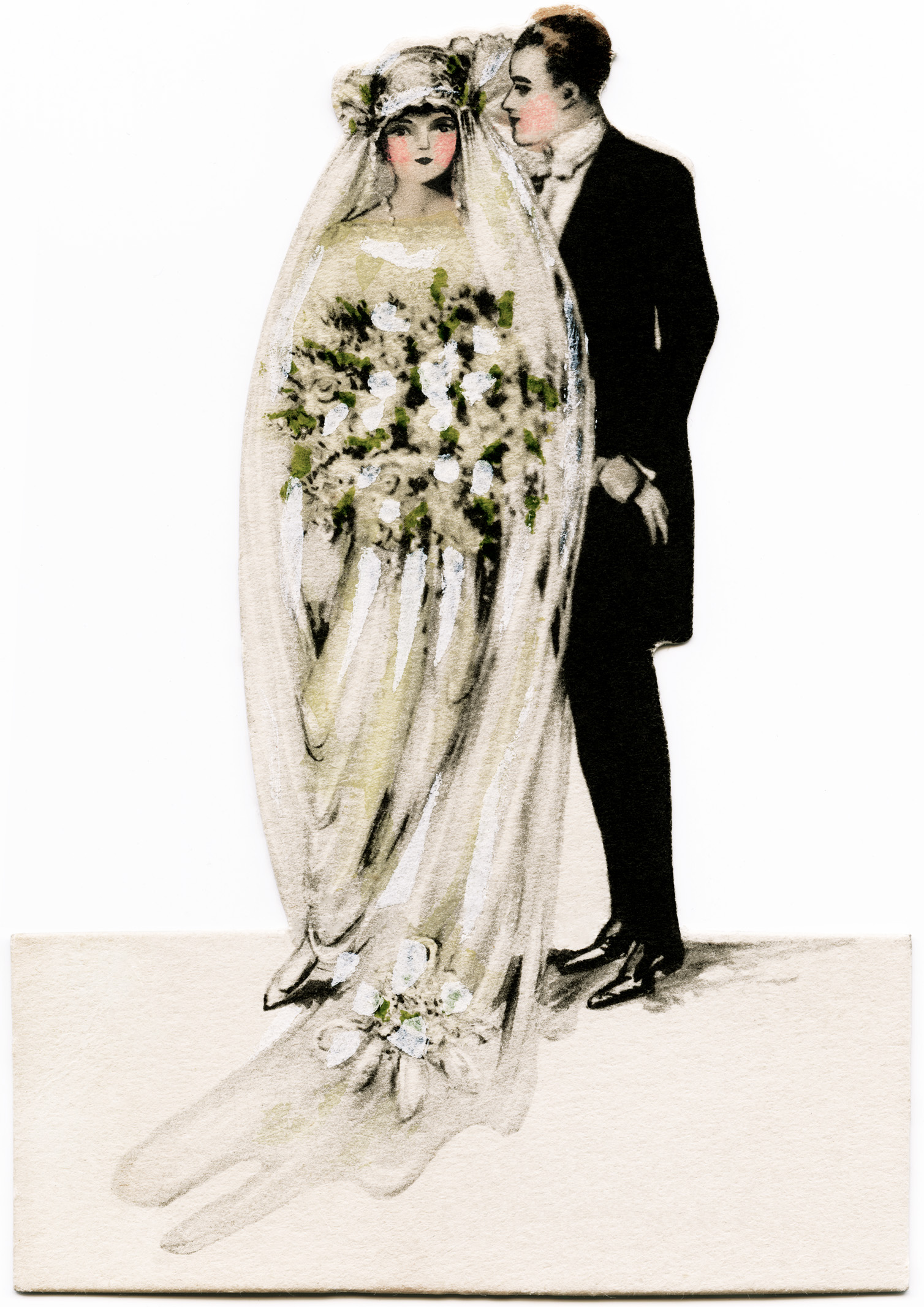 Vintage Image Bride And Groom Victorian Clipart   Old Design Shop Blog