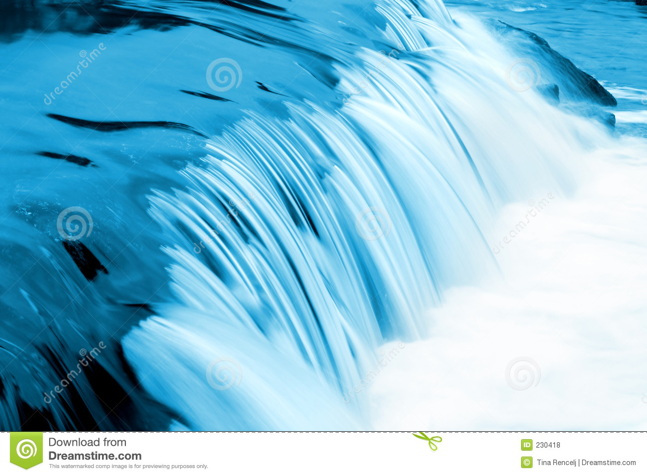 Blue Water Flow Royalty Free Stock Photos   Image  230418
