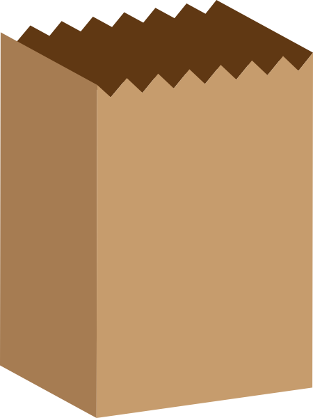 Brown Paper Bag Clip Art At Clker Com   Vector Clip Art Online