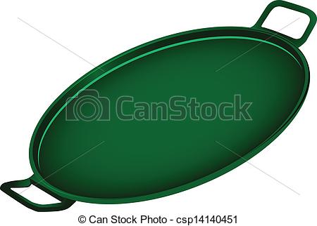 Clipart Vector Of Iron Pizza Pan   Steel Pan Pizza With Low Sides And