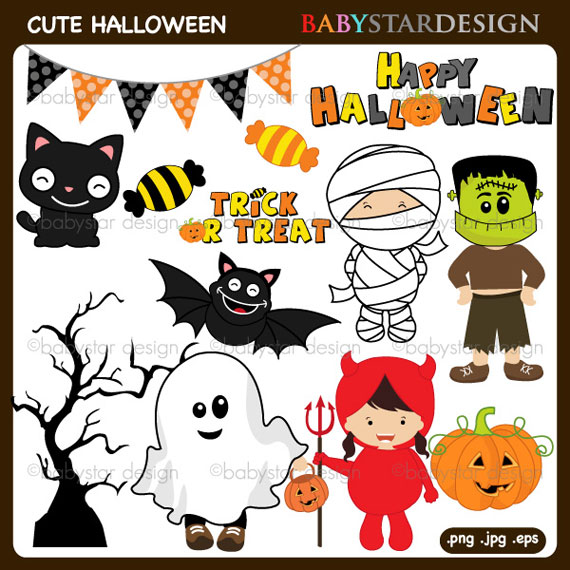 Cute Halloween Clipart 570