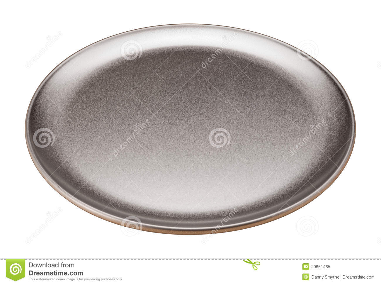 Pizza Pan Isolated On White Isolation Is On A Transparent Layer In The    