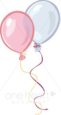 Reception Balloons Clipart   Wedding Decorations Clipart