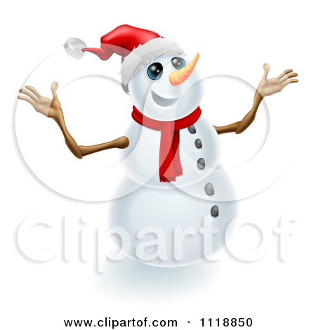 Royalty Free  Rf  Happy Snowman Clipart Illustrations Vector