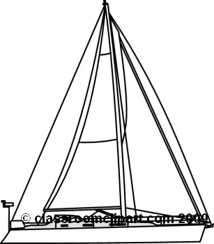 Sailboat Clipart Black And White   Clipart Panda   Free Clipart Images