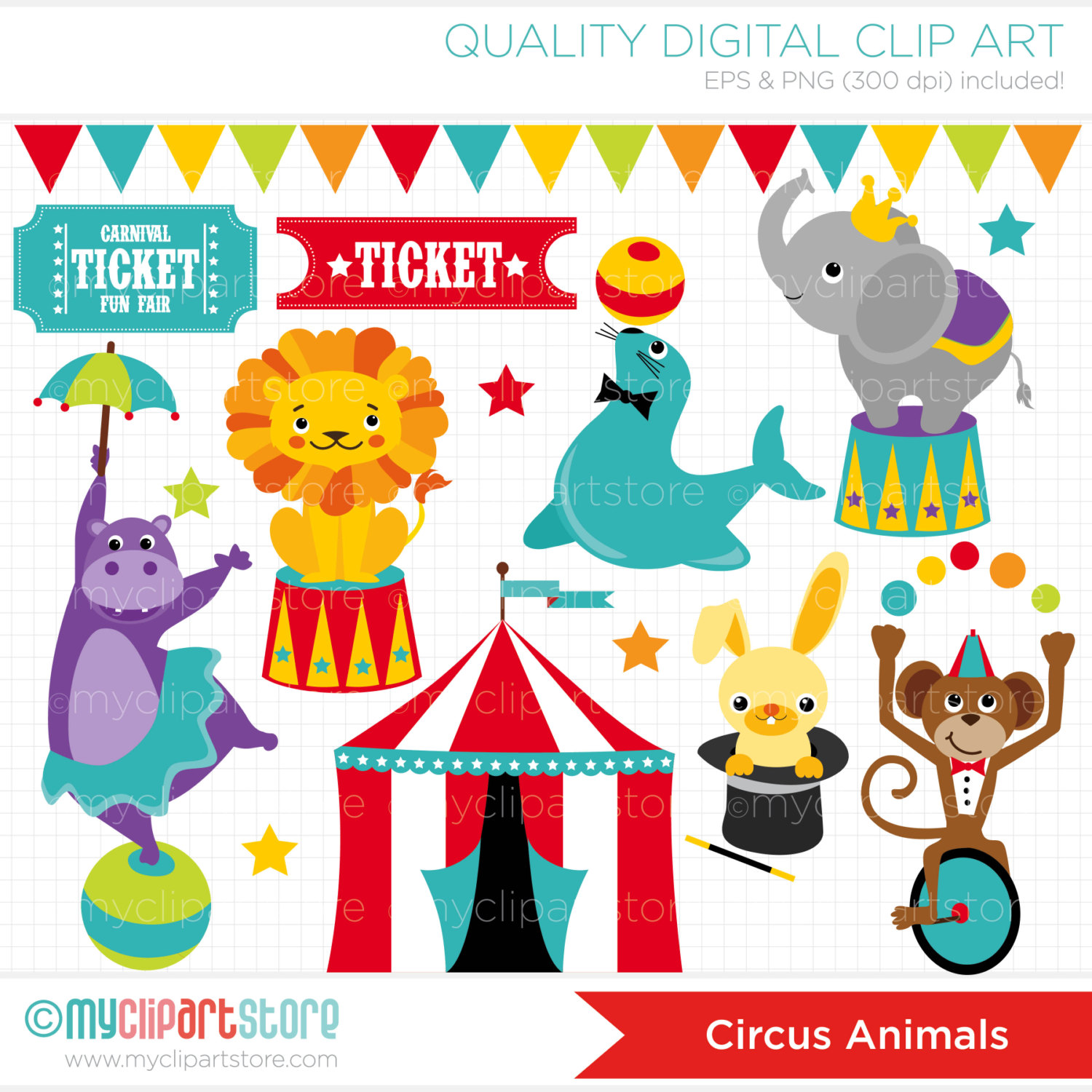 Spring Carnival Clip Art Carnival   Big Top   Circus