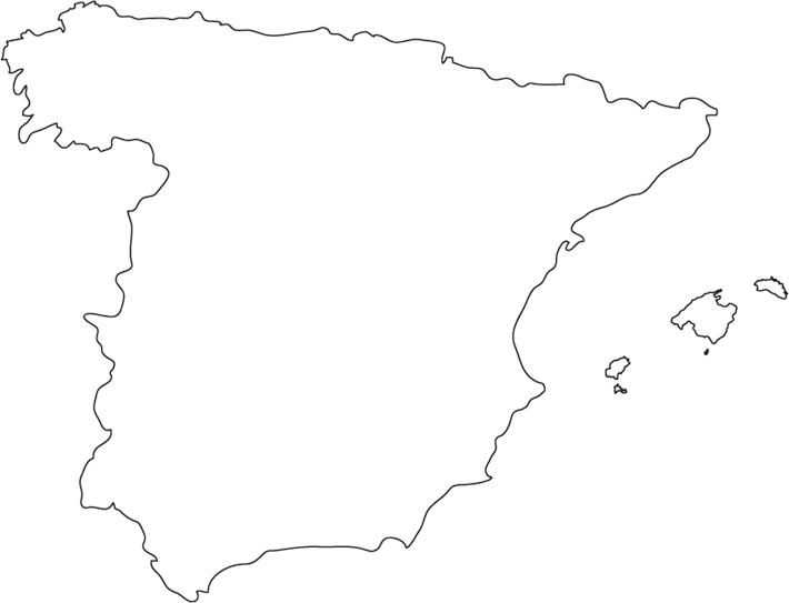 10 Blank Map Of Spain Free Cliparts That You Can Download To You    