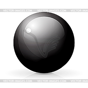 3d Glossy Sphere   Vector Clip Art
